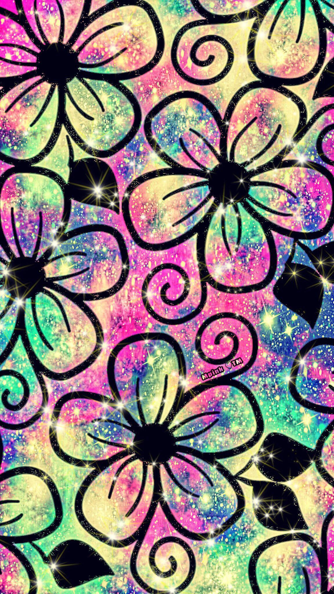 1152x2048 Summer Flowers Galaxy Wallpaper #androidwallpaper #iphonewallpaper # wallpaper #galaxy #sparkle #glitter #loc. Flower wallpaper, Galaxy wallpaper, iPhone wallpaper
