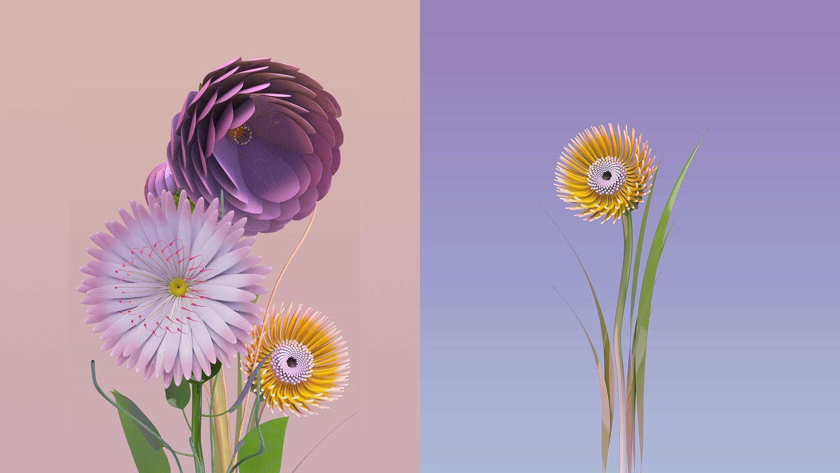 1704x959 Garden of Galaxy wallpaper wins Samsung Mobile Design Competition