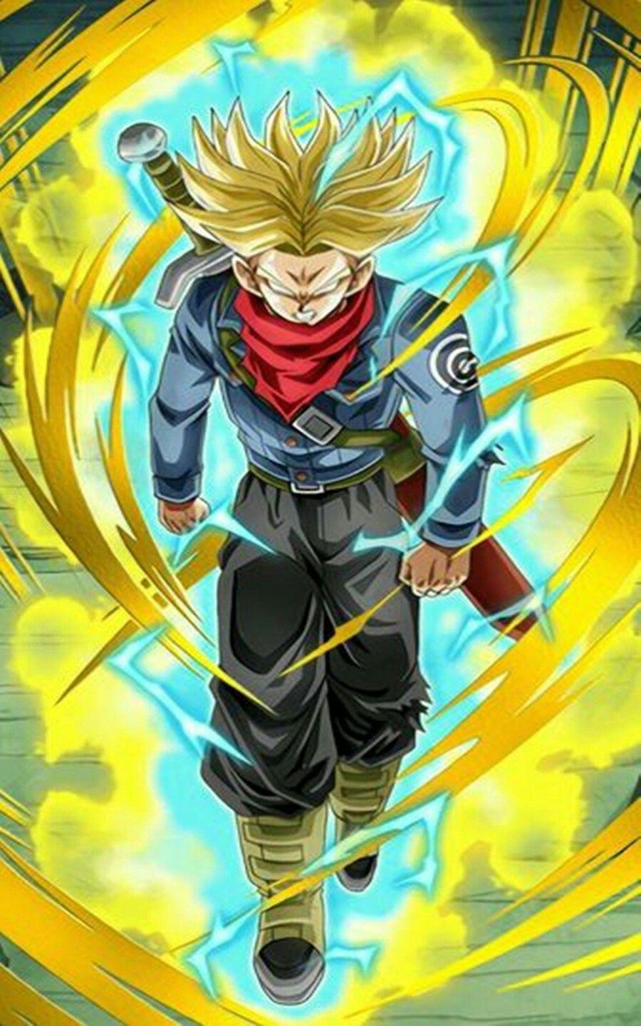 900x1440 DBZ Super Saiyan Future Trunks Wallpaper