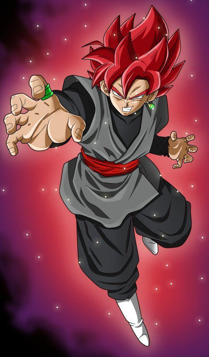684x1168 Goku Black Super Saiyan Red by SchismArt17. Goku black super saiyan, Goku black, Dragon ball artwork