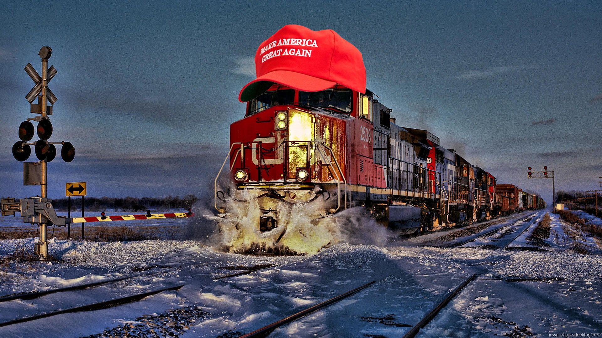 1920x1080 trump train. Make America Great Again