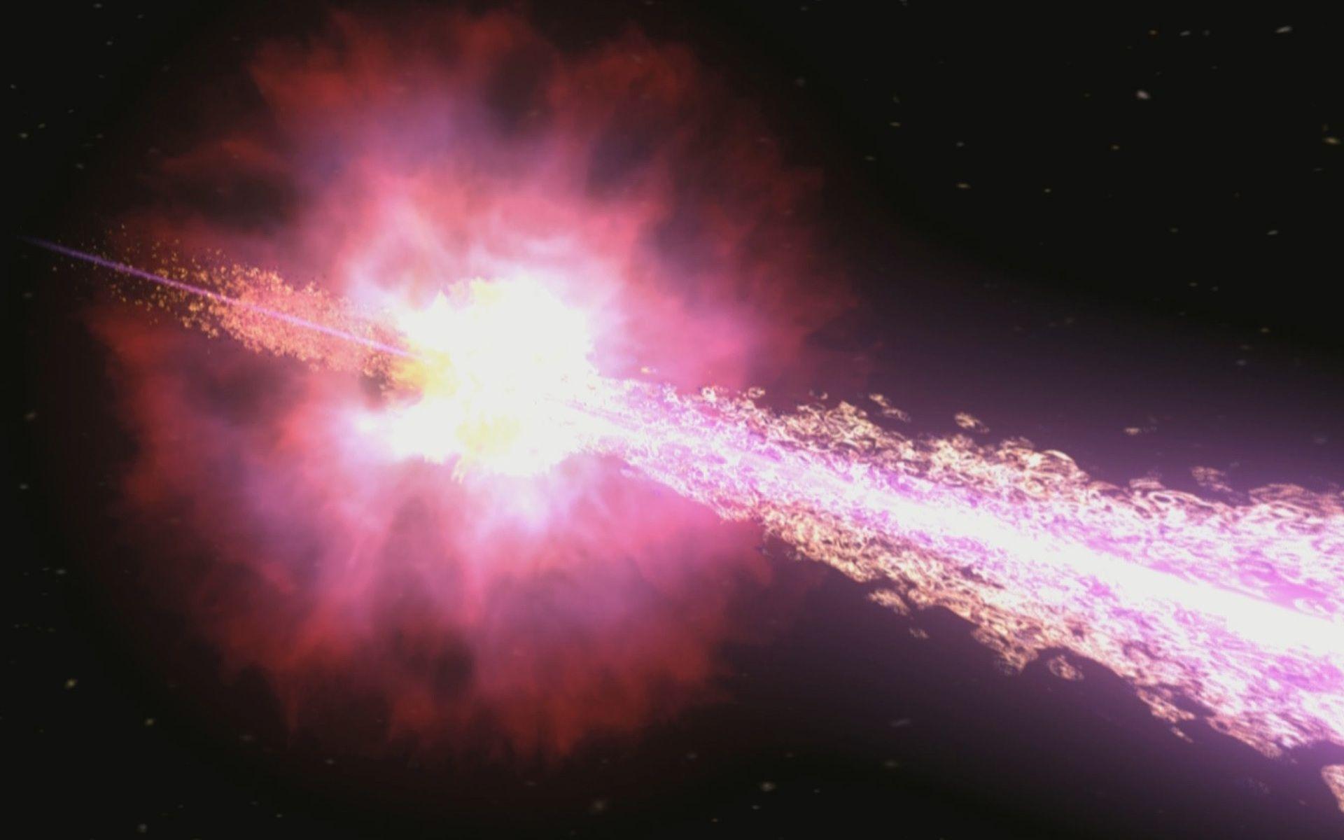 1920x1200 Monster Gamma Ray Burst Wallpaper