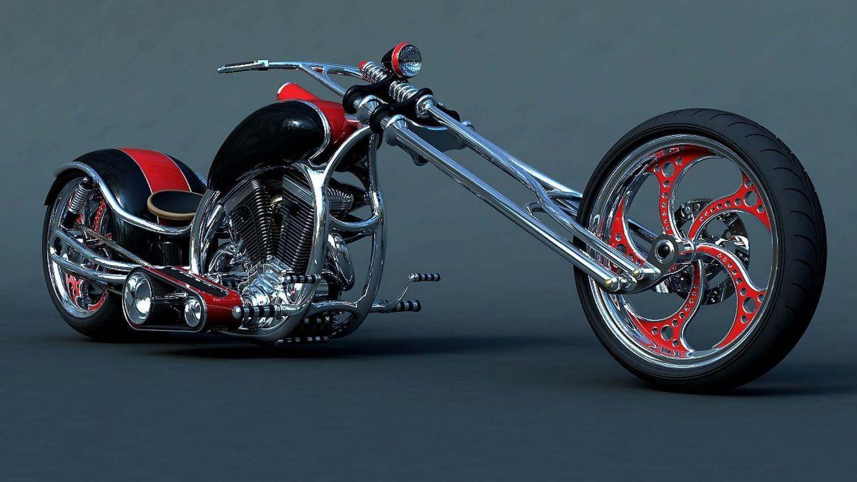 1244x700 Chopper Bike Wallpaper