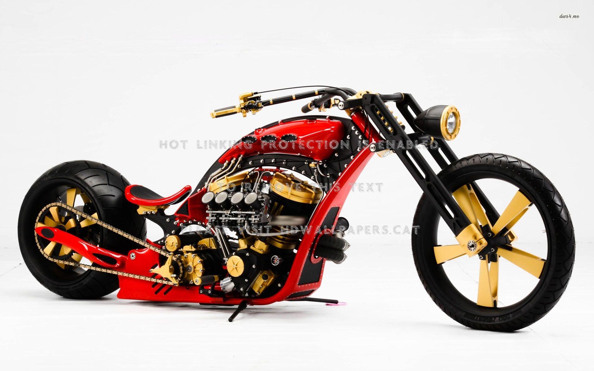 1920x1200 custom bike chopper motorcycle