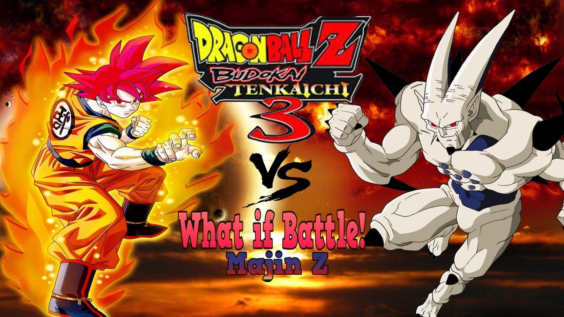 1920x1080 Goku Super Saiyan God vs Omega shenron ( Dragonball Z Budokai Tenkaichi 3 Mod)