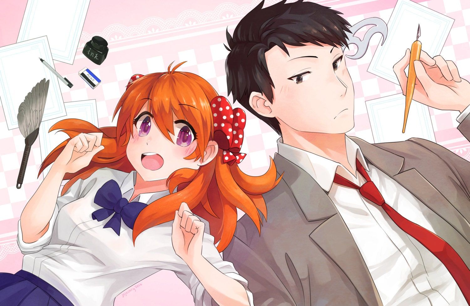 1500x978 Gekkan Shoujo Nozaki Kun. Nozaki, Anime Couple, Anime Poster, Anime Print, Manga Poster, Anime Girl, Otaku Gift, Manga Art, Manga Art Print