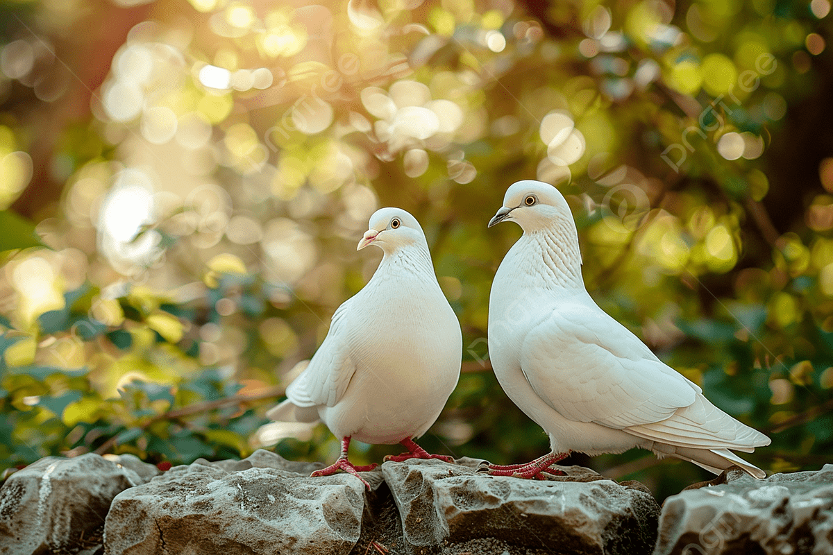 1200x800 Beautiful Two White Pigeon In Natural Environment, Beautiful Bird, Dove, Background Background Image And Wallpaper for Free Download