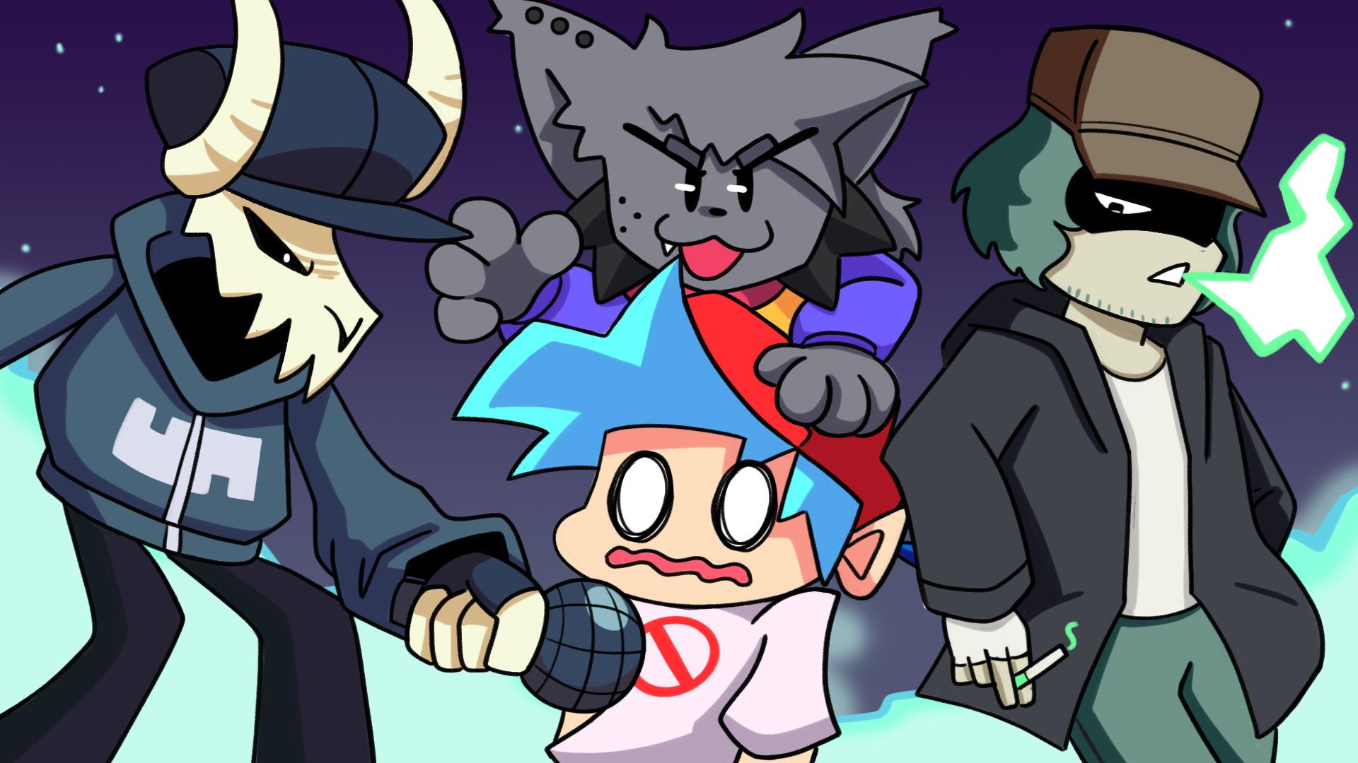 1920x1080 GameToons: Logic GARCELLO, TABI & KAPI?! Friday Night Funkin' Logic (TV Episode 2021)