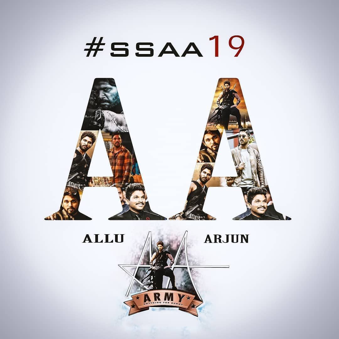 1080x1080 Allu Arjun Logo Wallpaper