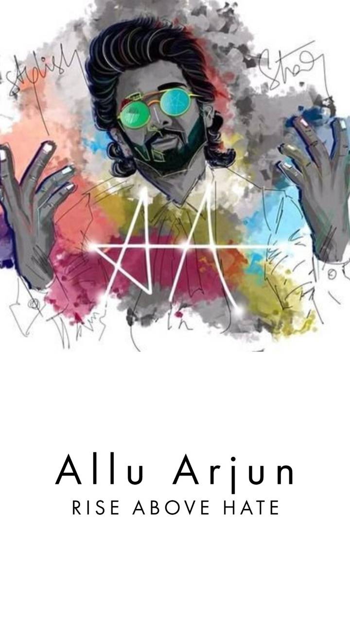 720x1280 Allu Arjun Logo Wallpaper