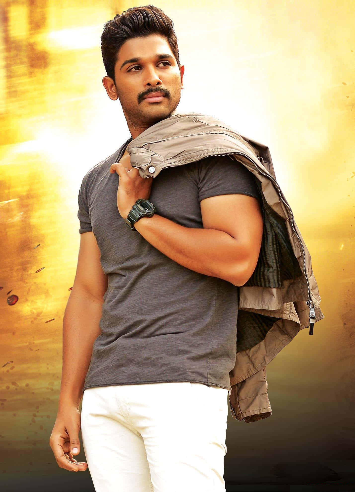 1429x1978 Download Allu Arjun dazzles in stylish yellow kurta Picture