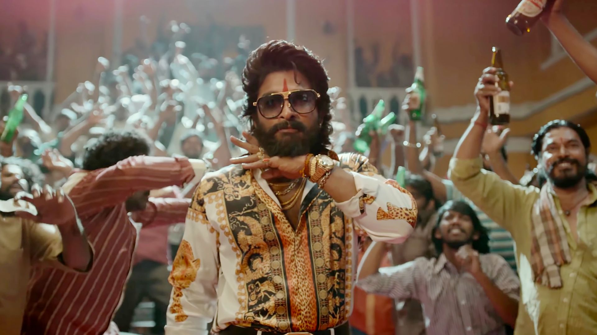 1920x1080 Pushpa The Rise Allu Arjun Background Wallpaper 125713