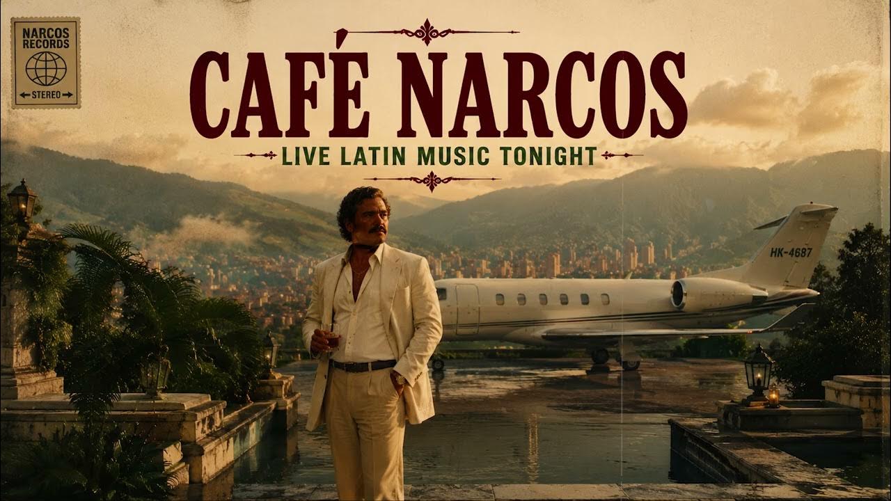 1280x720 Café Narcos. Latin Bolero & Gangster Vibes. Moody Latin Background Music