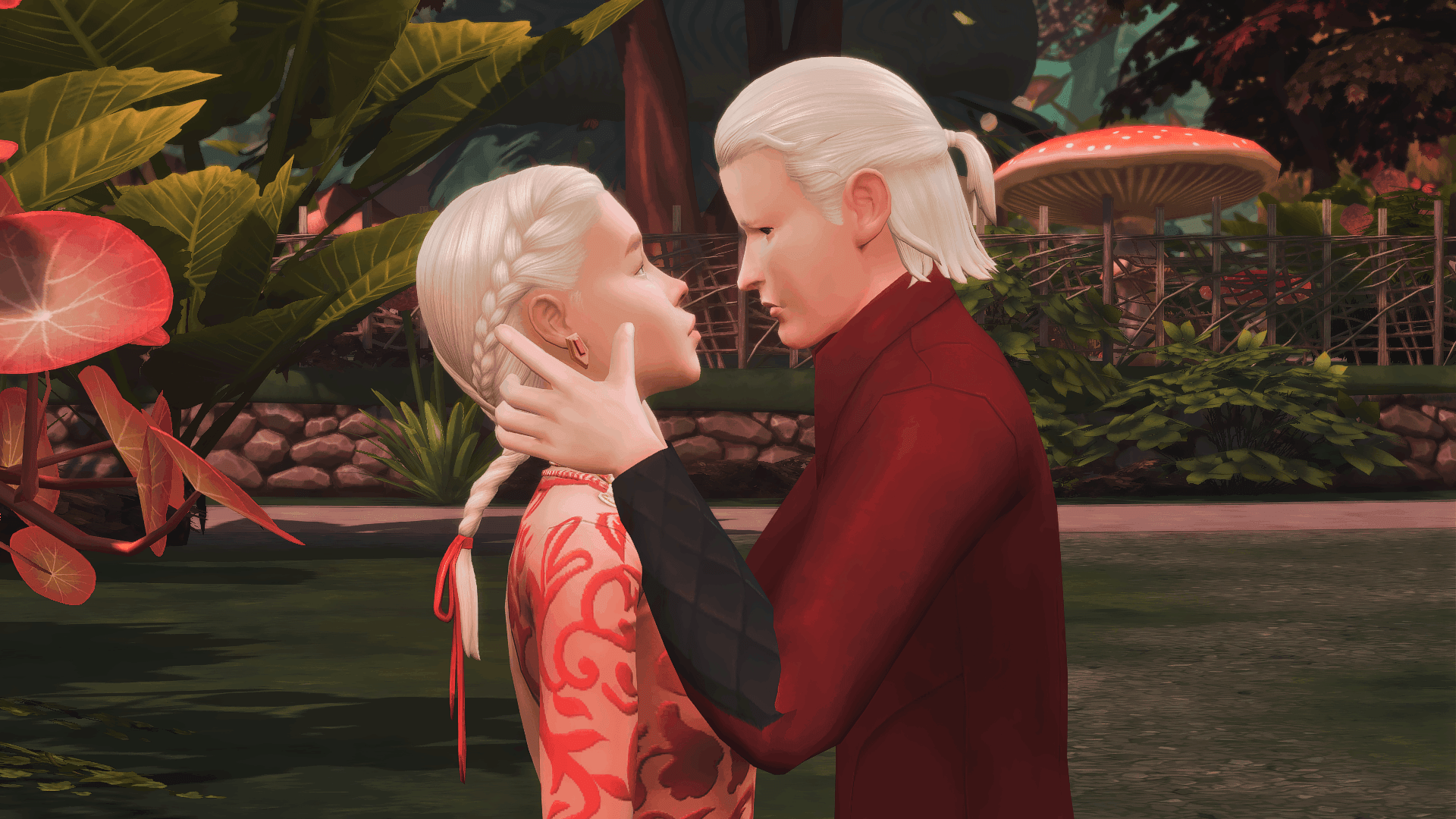 1920x1080 SimmerSomar. Pose. Daemon and Rhaenyra from House of the Dragon Sims 4 Mods