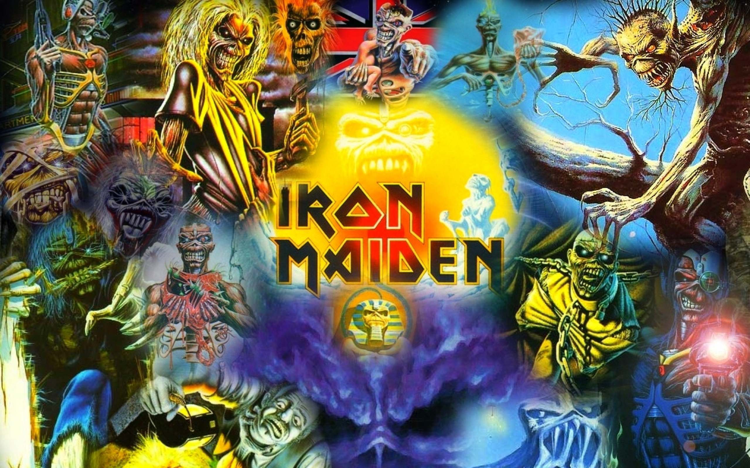 2560x1600 Iron Maiden Eddie Wallpaper HD 2560x1600 px