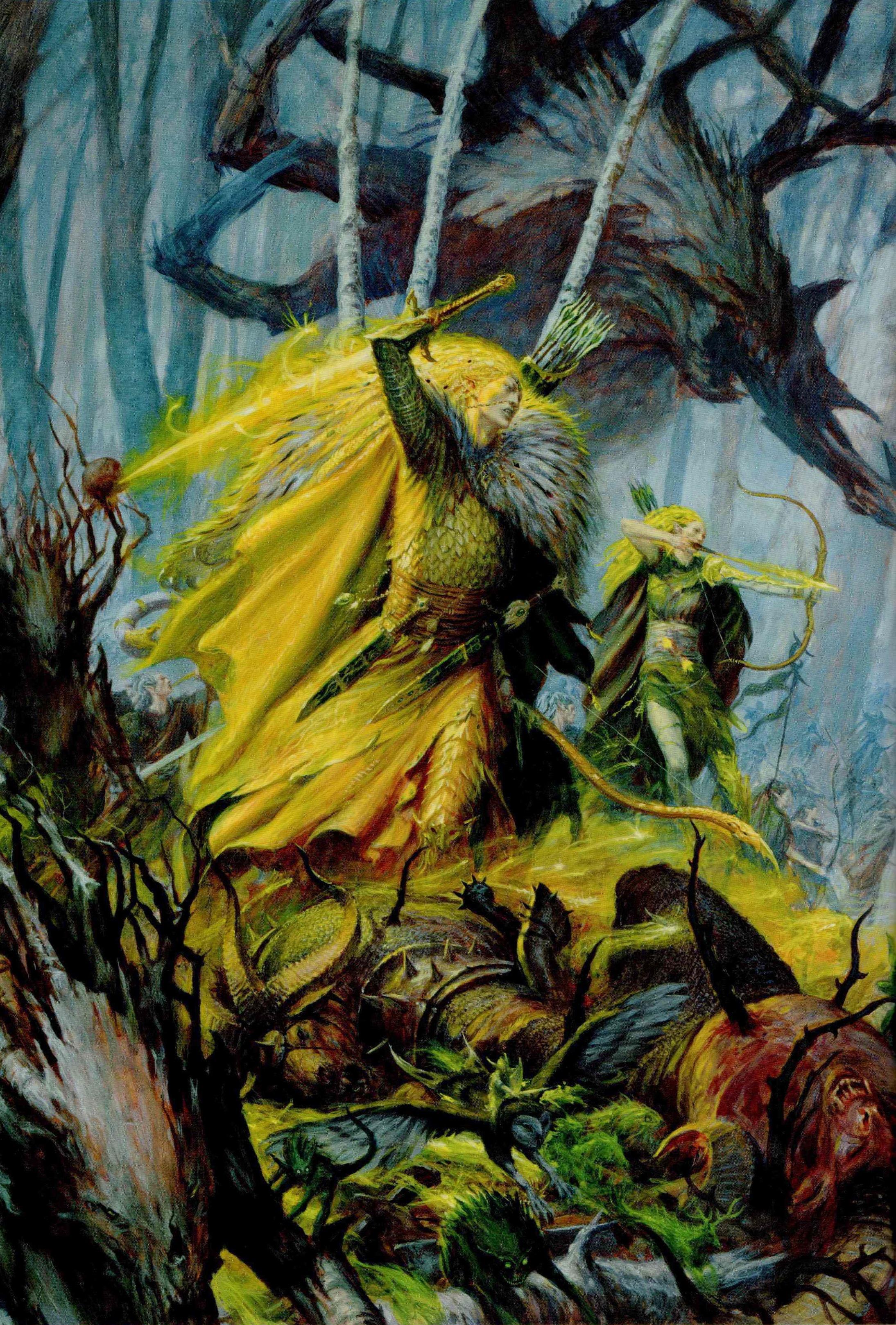 2188x3235 Warhammer Armies: Wood Elves (6th Edition) cover