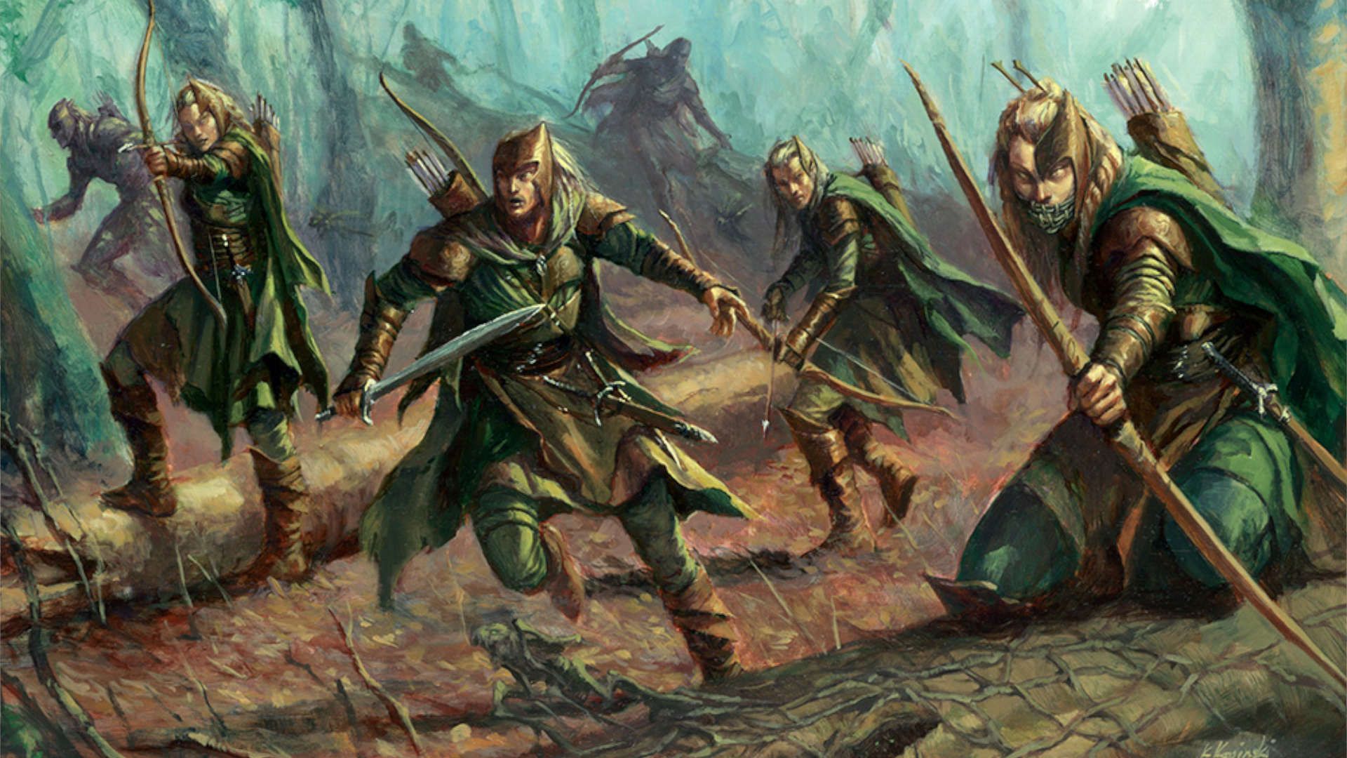 1920x1080 Warhammer: The Old World Wood Elves lore and rules