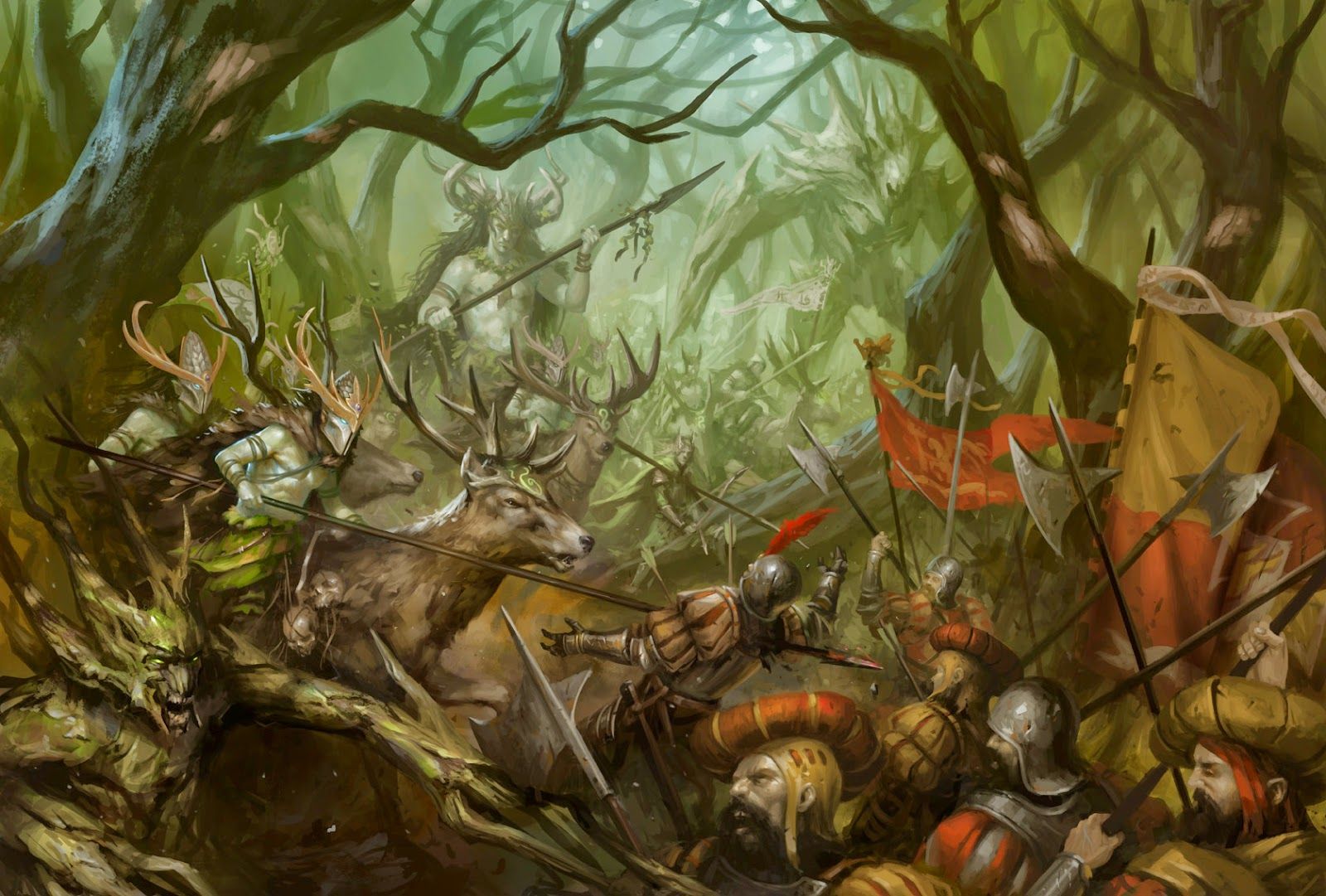1600x1081 wood elves. Scent of a Gamer