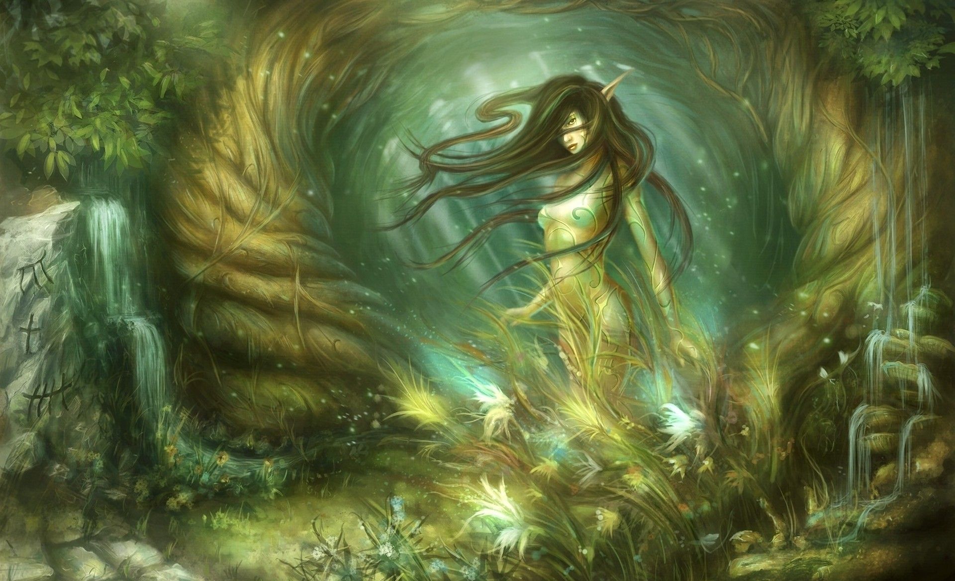 1920x1169 Enchanted Elf Guardian