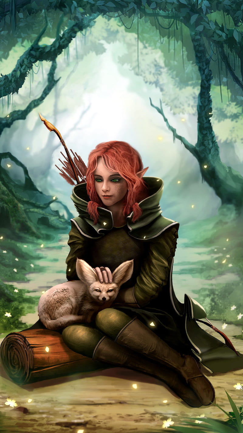 800x1422 HD wood elf wallpaper