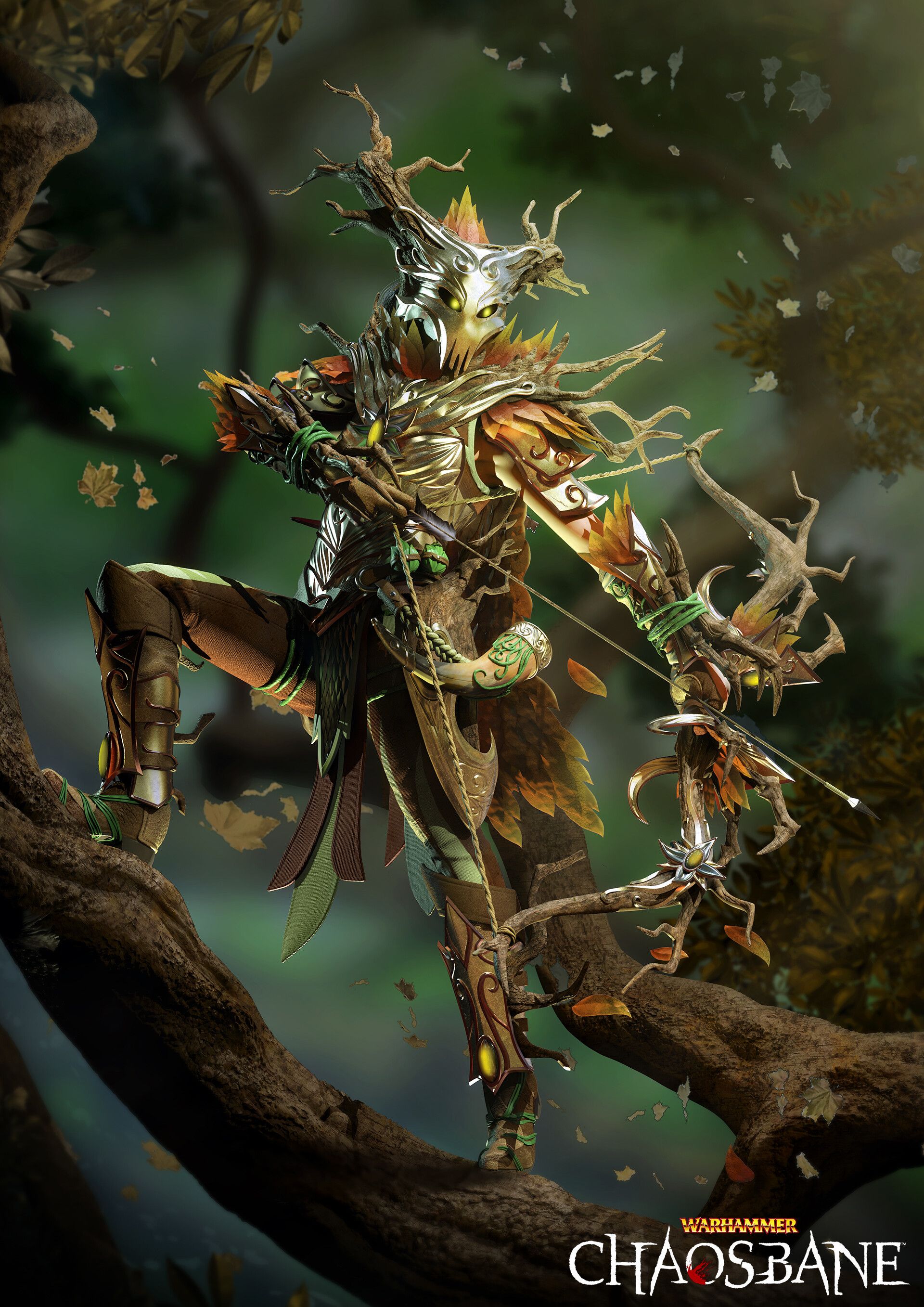 1920x2715 Aurelien Mauranne CHAOSBANE Elf Armor