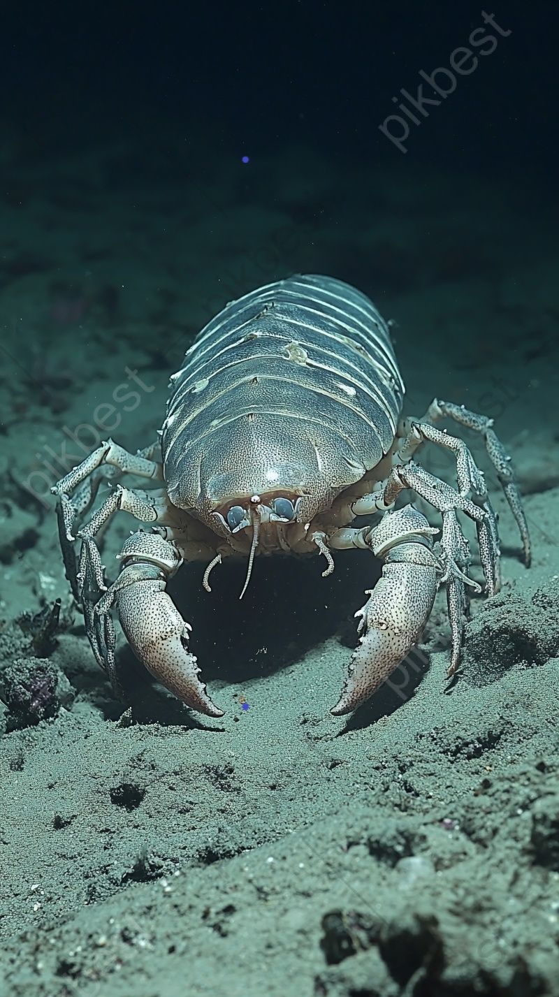 800x1427 A Deep Sea Giant Isopod Wallpaper For Smartphone Background. JPG Free Download