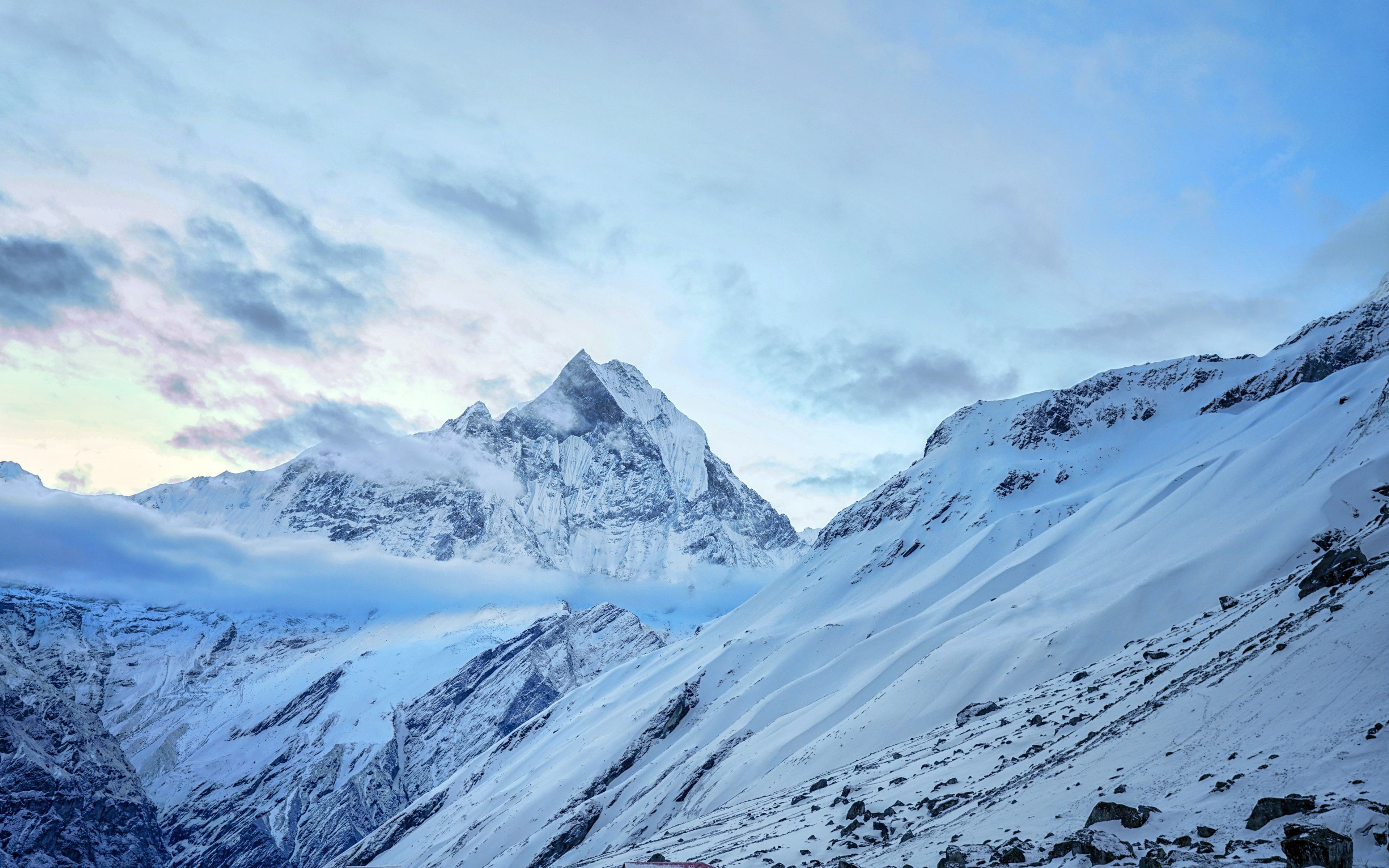3840x2400 Tibet Everest Snow Mountain HD Landscape