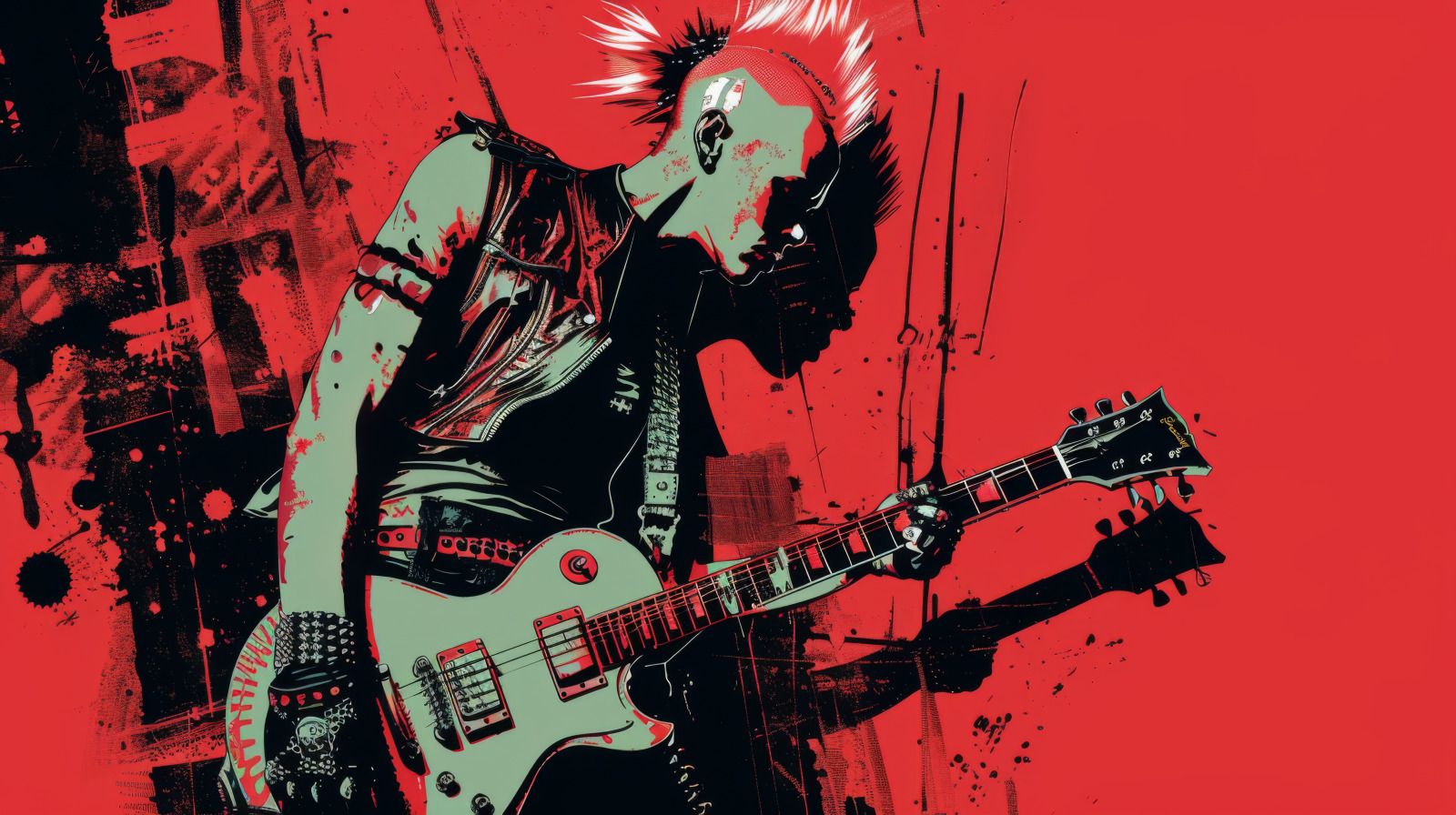 1600x896 Punk posters on Yellow Image Creative Store