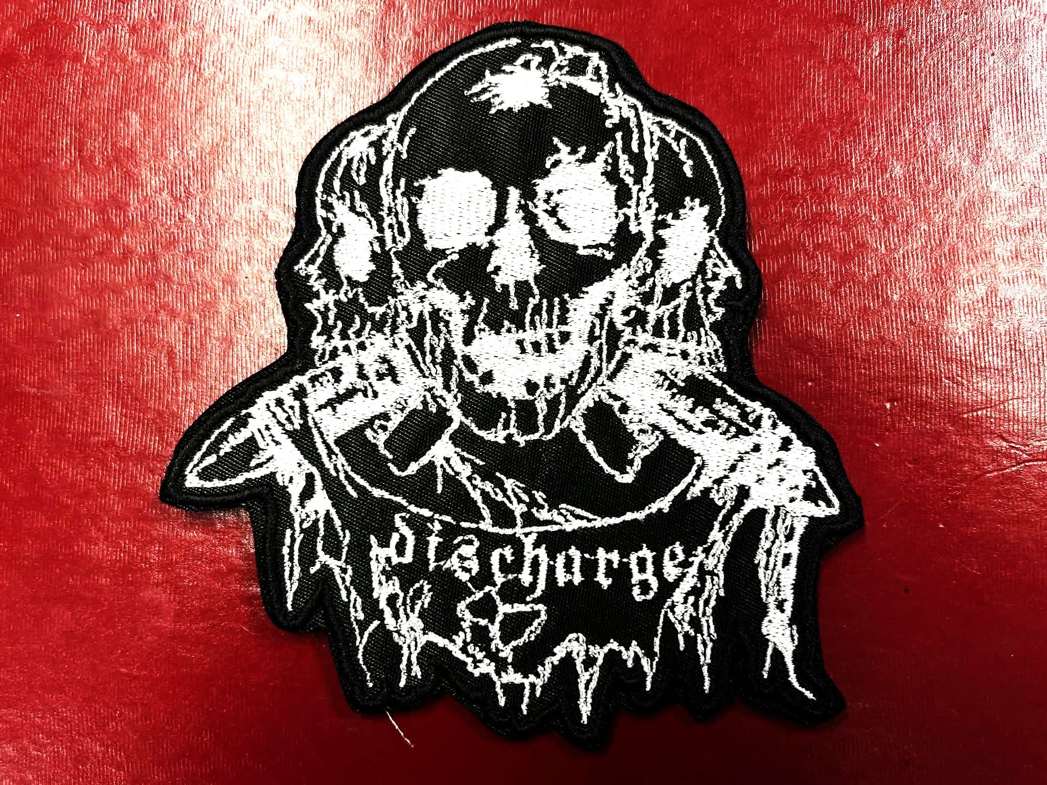 2048x1536 DISCHARGE. Embroidered Patch (hardcore punk) U.K 4604