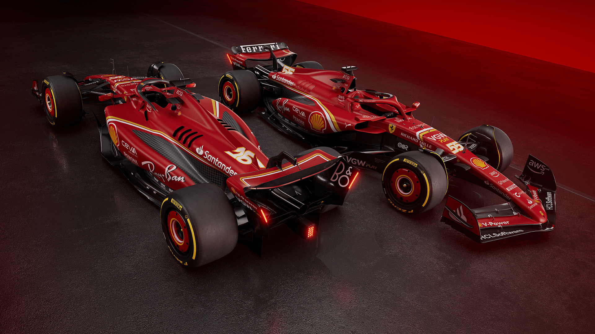 1920x1080 Ferrari SF 24 Launch Gallery: Check Out Every Angle Of Ferrari's New F1 Car, The SF 24. Formula 1®