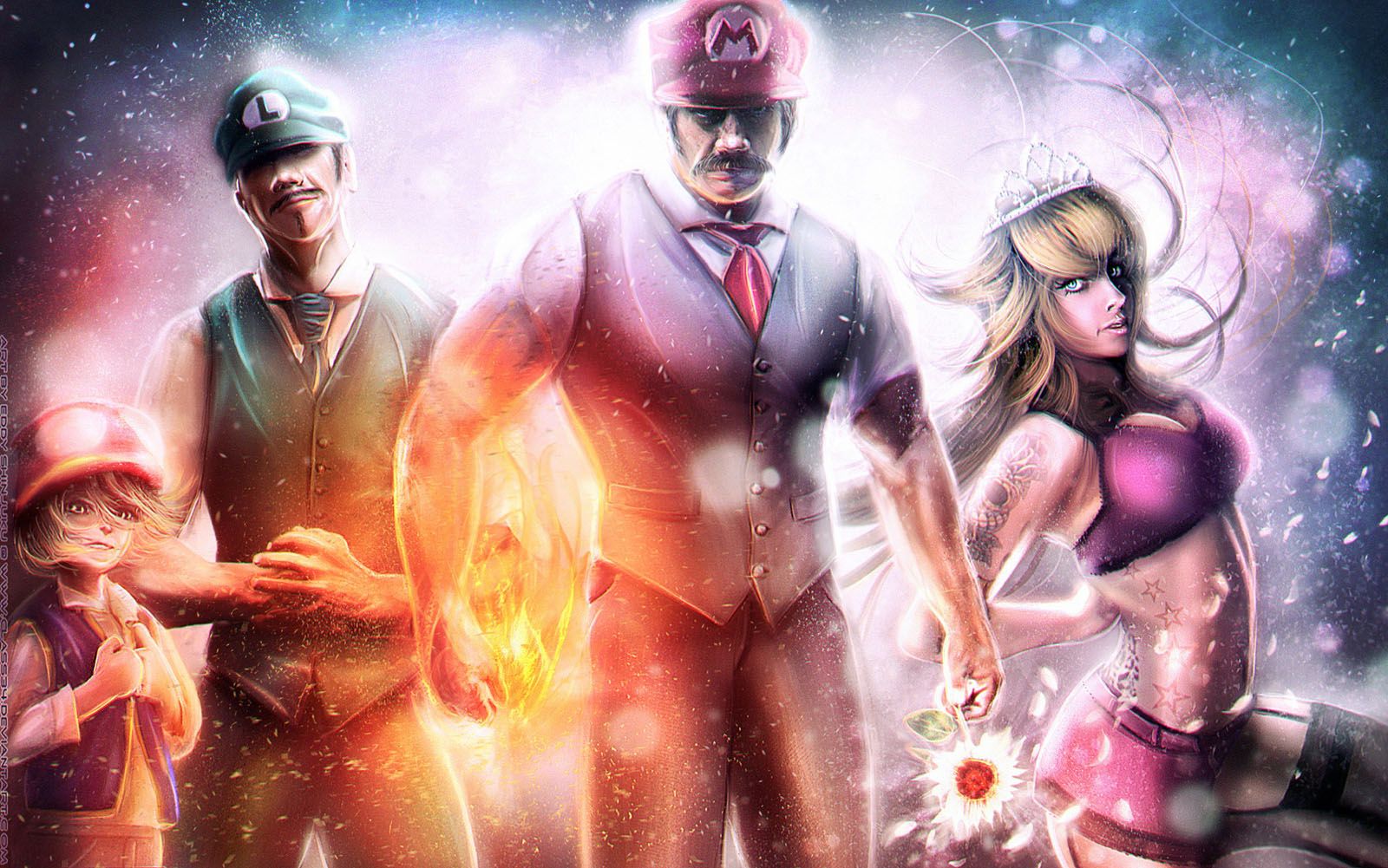 1600x1001 Super Mario Badass Gangsters