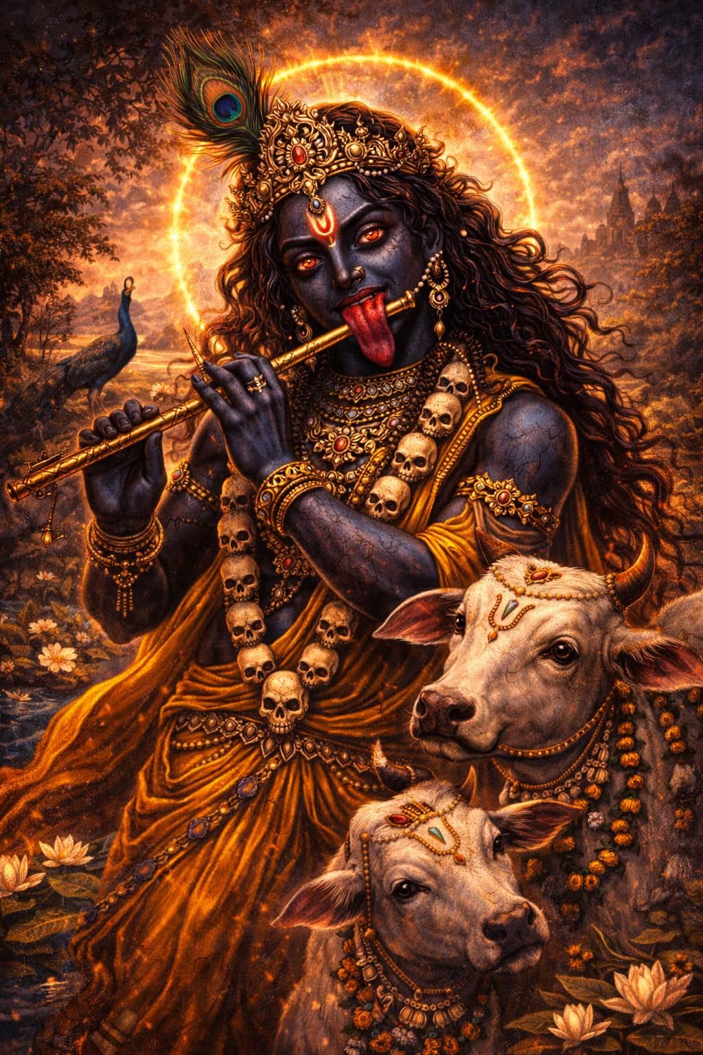 1024x1536 Krishna Is Kali, Kali Is Krishna: Tantric Meaning, Scriptural Proof, and Spiritual Understanding