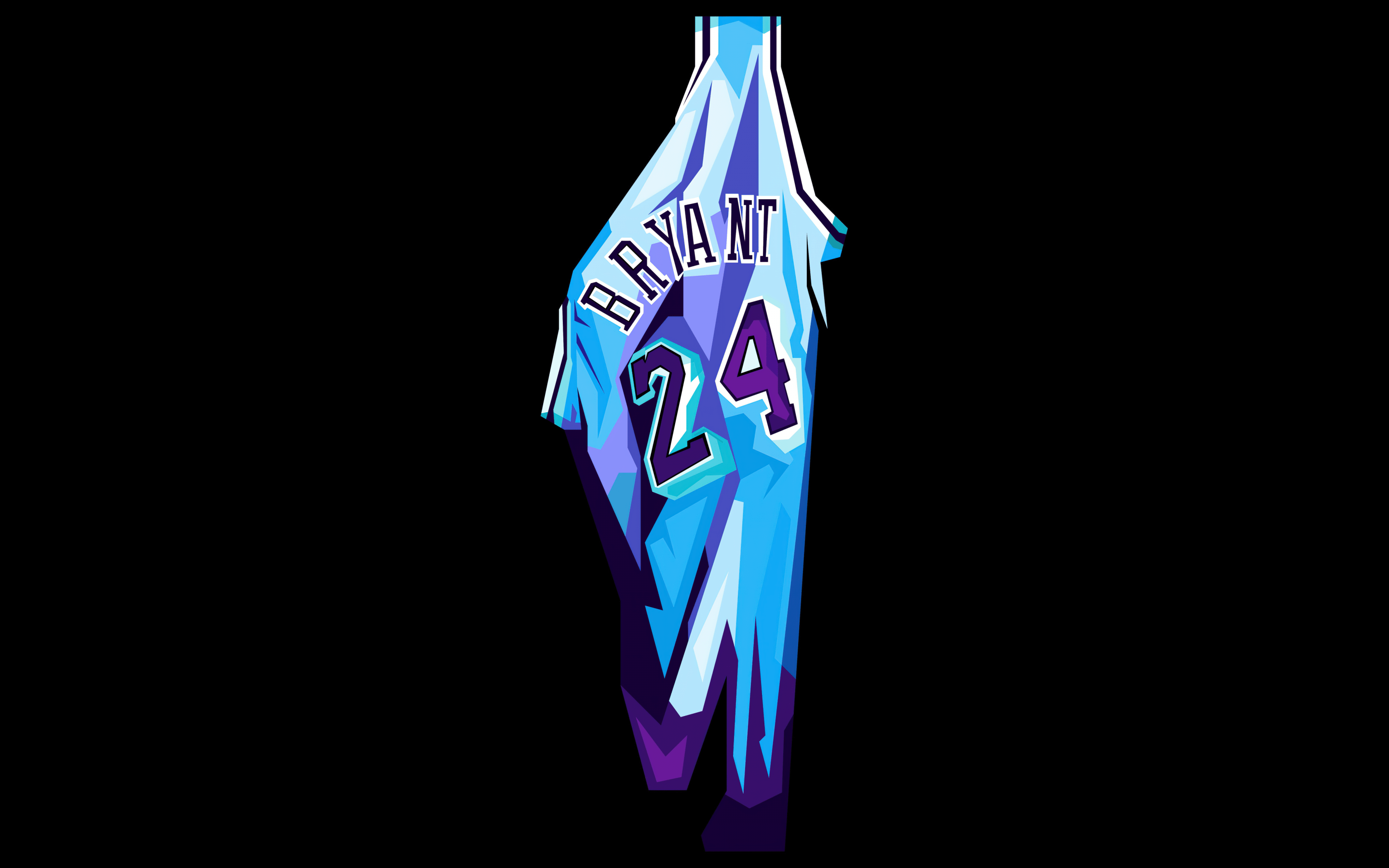 2880x1800 Kobe Back Jersey Wallpaper Kobe Bryant Wallpaper 4K, Jersey, 8K, Black Background