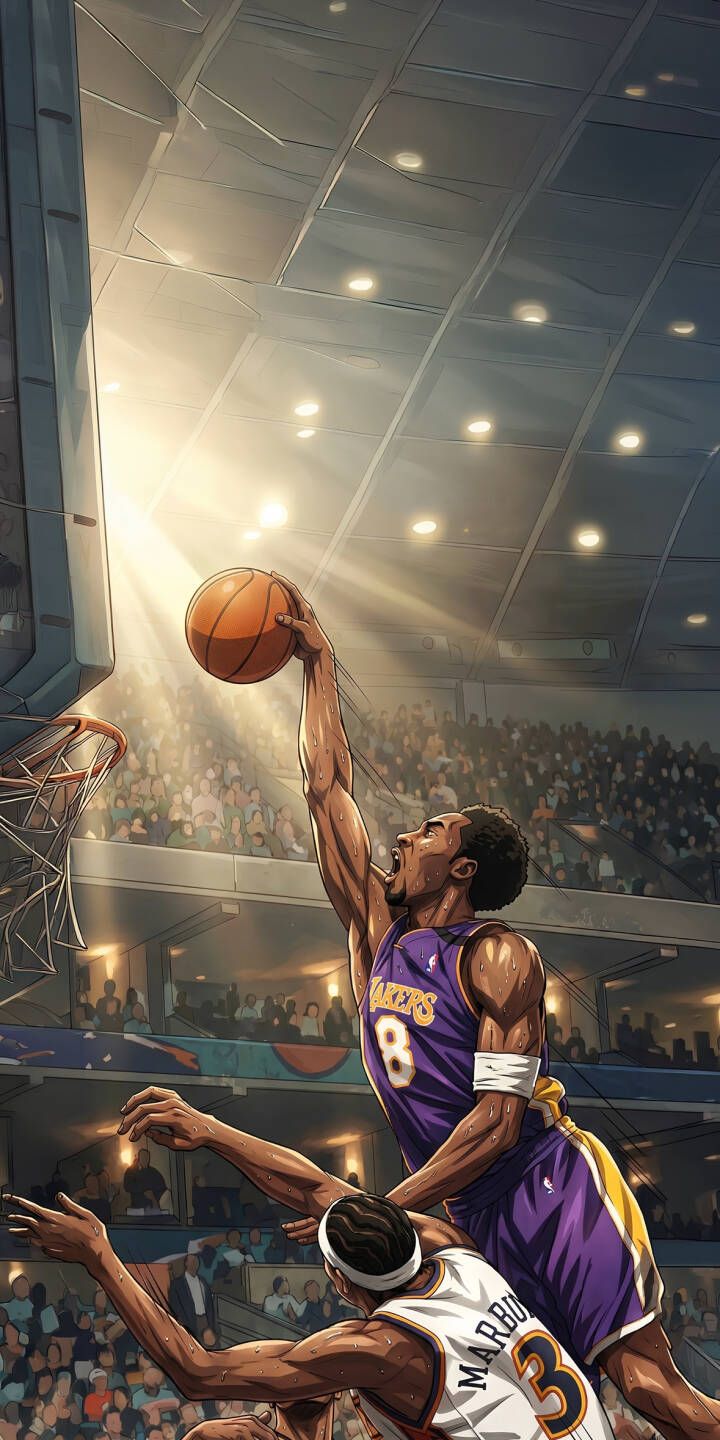 720x1440 Kobe Bryant Lakers Dunk Wallpaper 1170x2532 Wallpaper For IPhone 12 13 IPhone 12 13 Pro