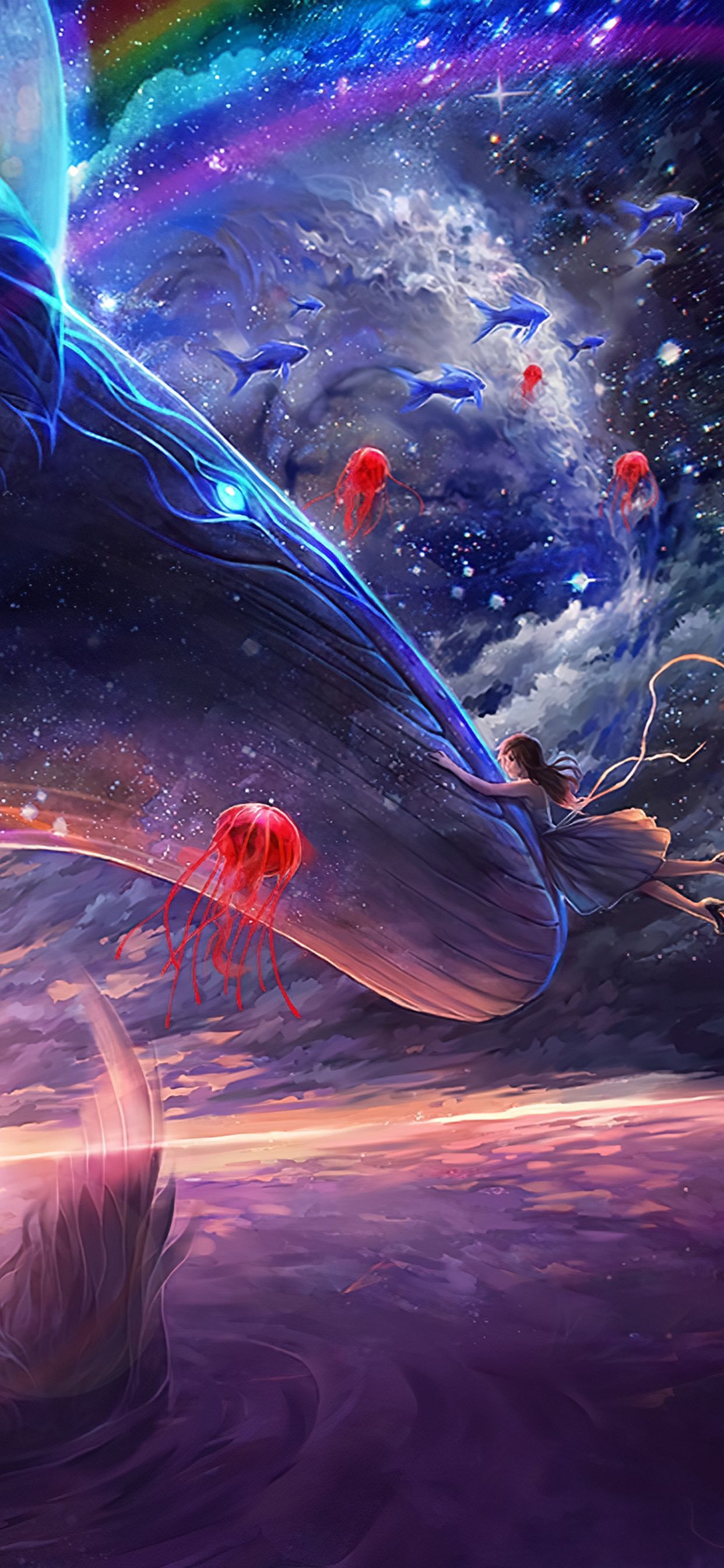 1242x2688 World Of Dream 4k Wallpaper
