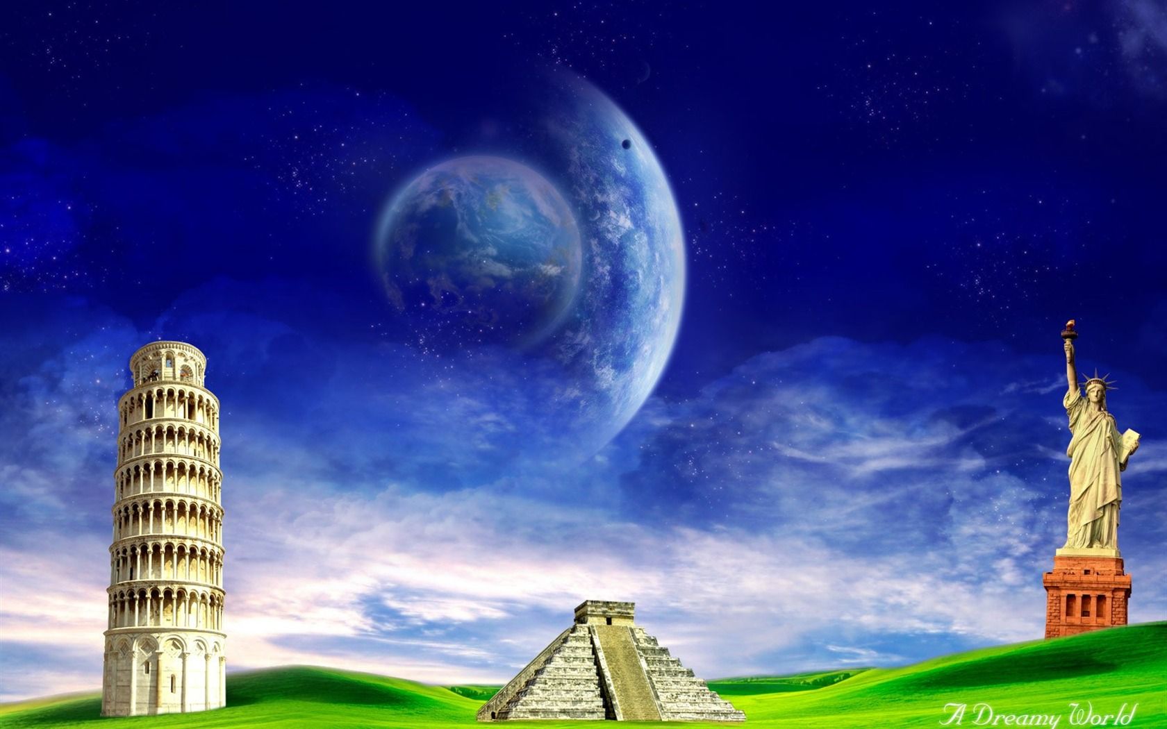 1680x1050 A Dreamy World Series dream landscape full range of second 02