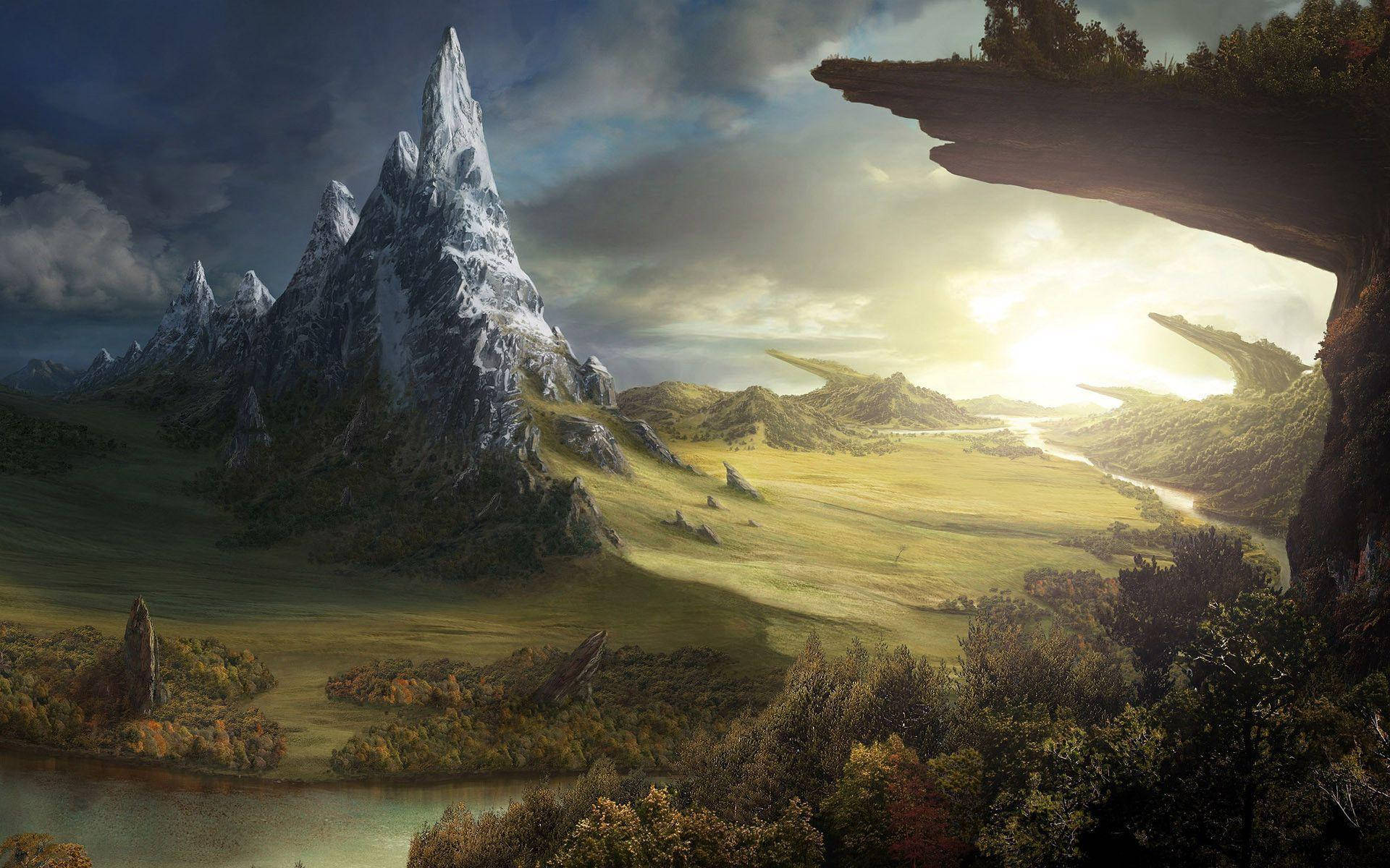 1920x1200 Dream Landscape Wallpaper