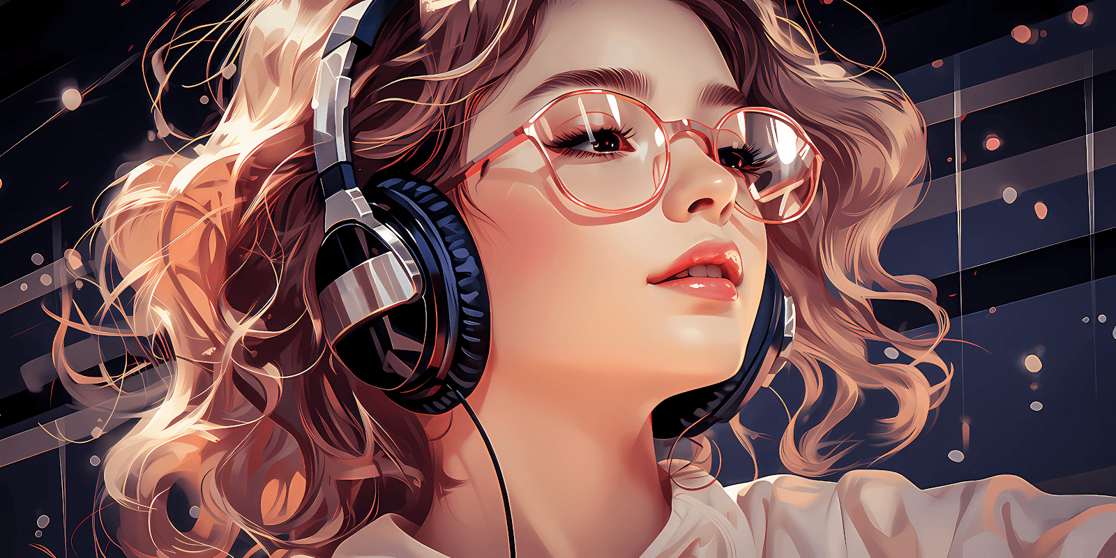 1600x800 AI Girl Desktop Wallpaper