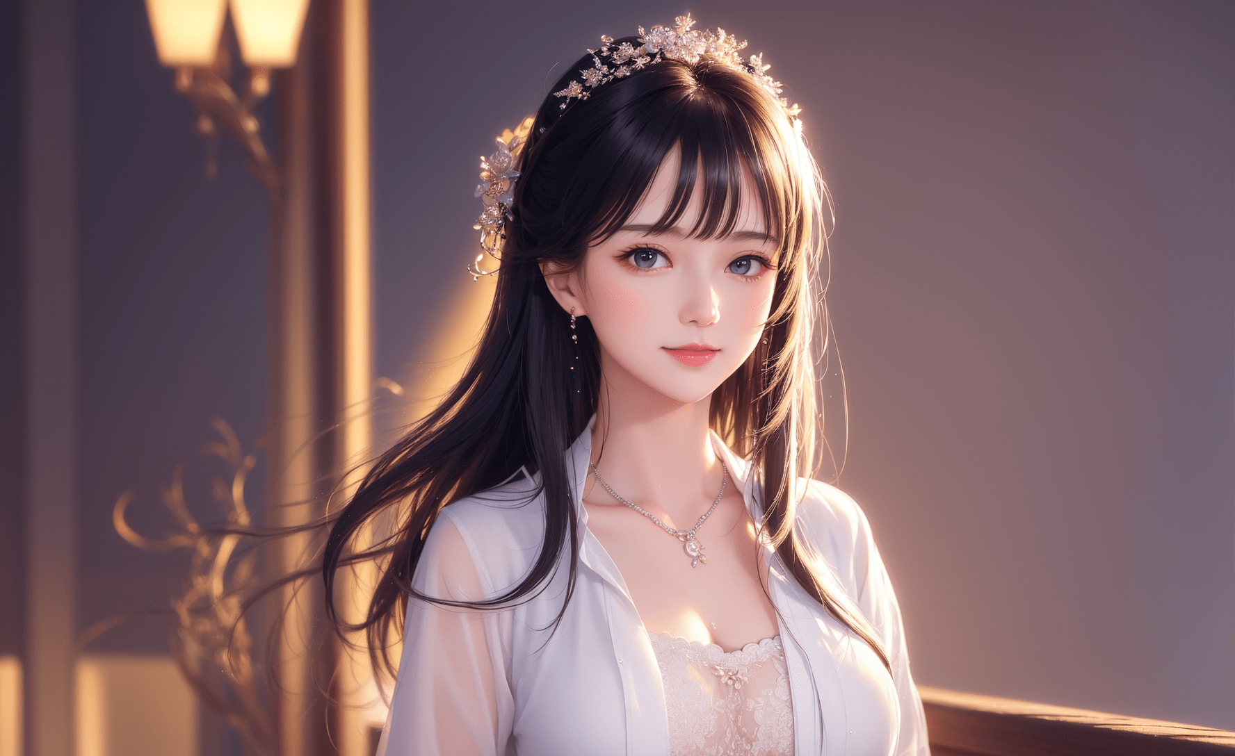 1776x1088 AI Women Wallpaper