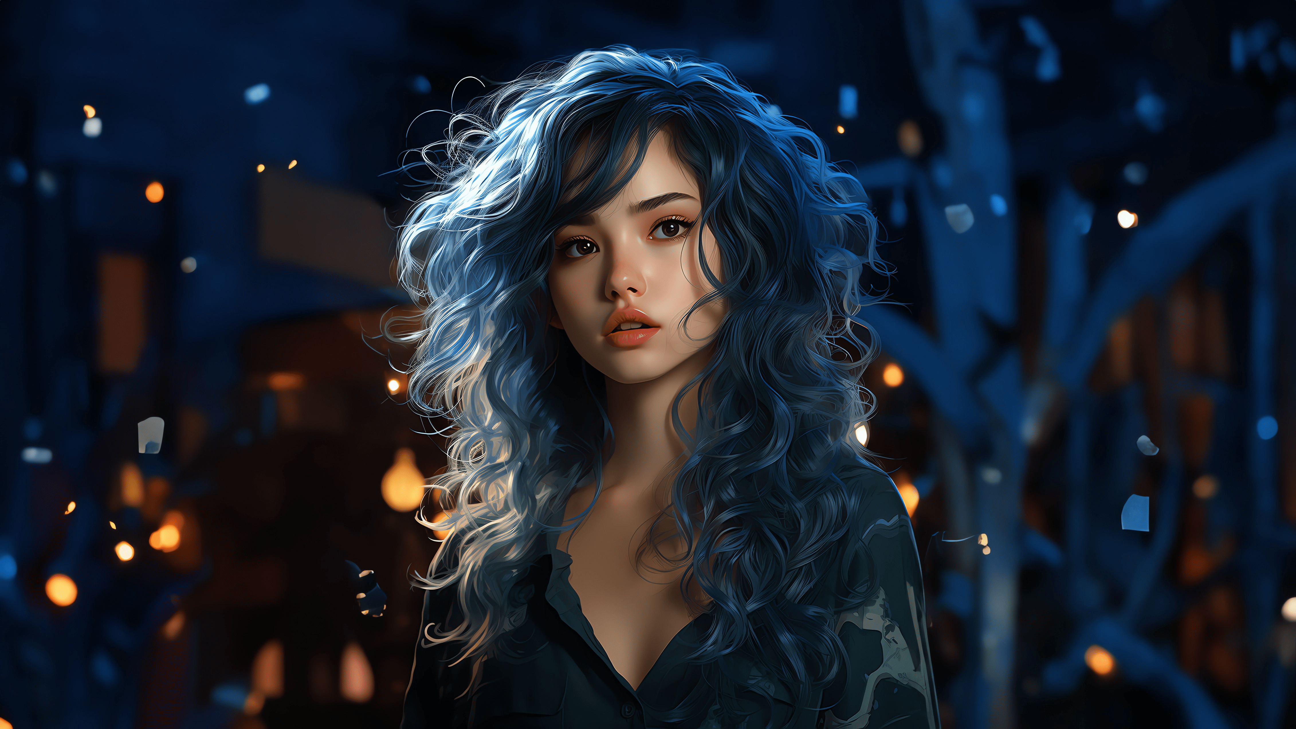 4524x2544 AI Girl 4k Wallpaper