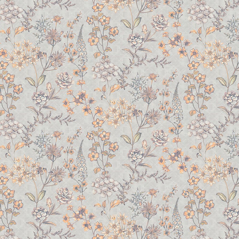 1000x1000 Stockholm Floral by Metropolitan Stories Blue