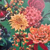 200x200 Flowerbed in Rosaline. Colourful Floral Wallpaper