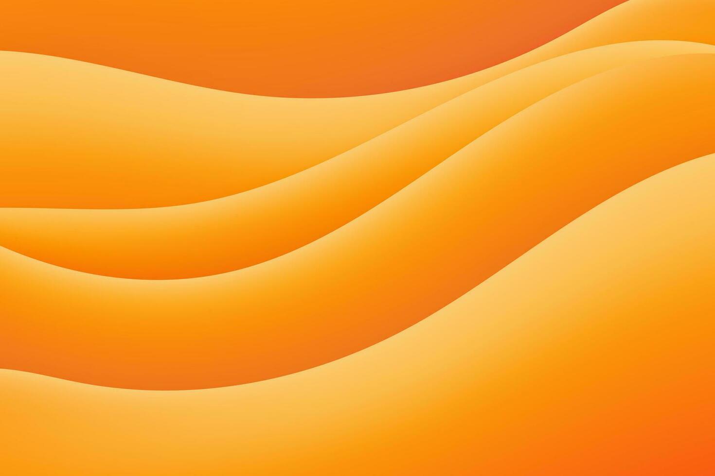 1470x980 Orange Wave Background Dynamic Effect. Abstract Vector Illustration. Design Template Wallpaper
