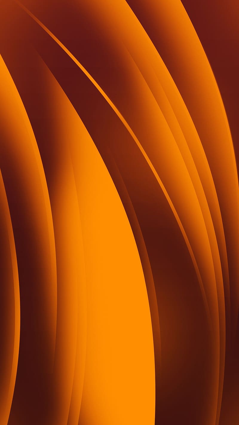 800x1422 Orange Shiny Wave, design, , mobile, , iphone, android, orange, gold, golden, HD phone wallpaper