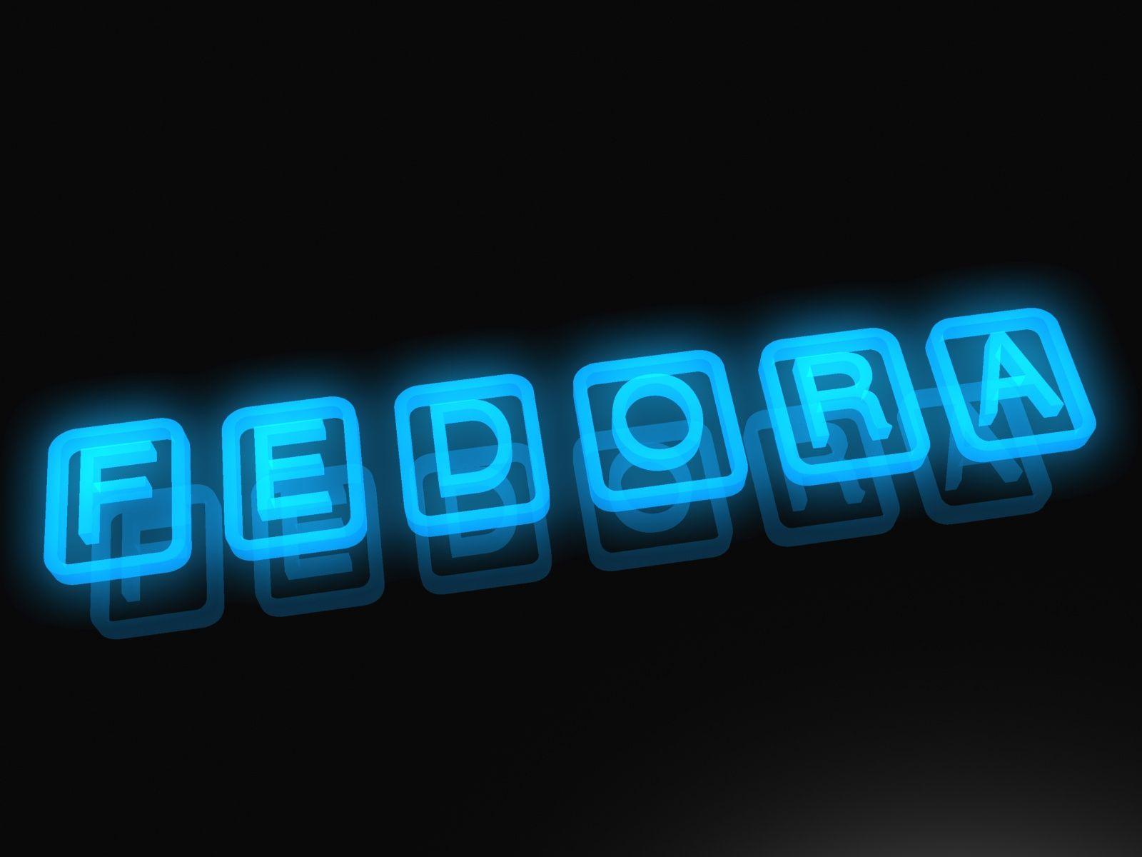 1600x1200 Fedora Blue Neon 01