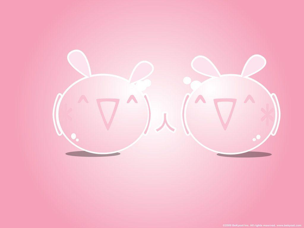 1024x768 Cute Pink Wallpaper .