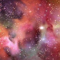 200x200 Galaxy Wallpaper in Pink Purple Blue