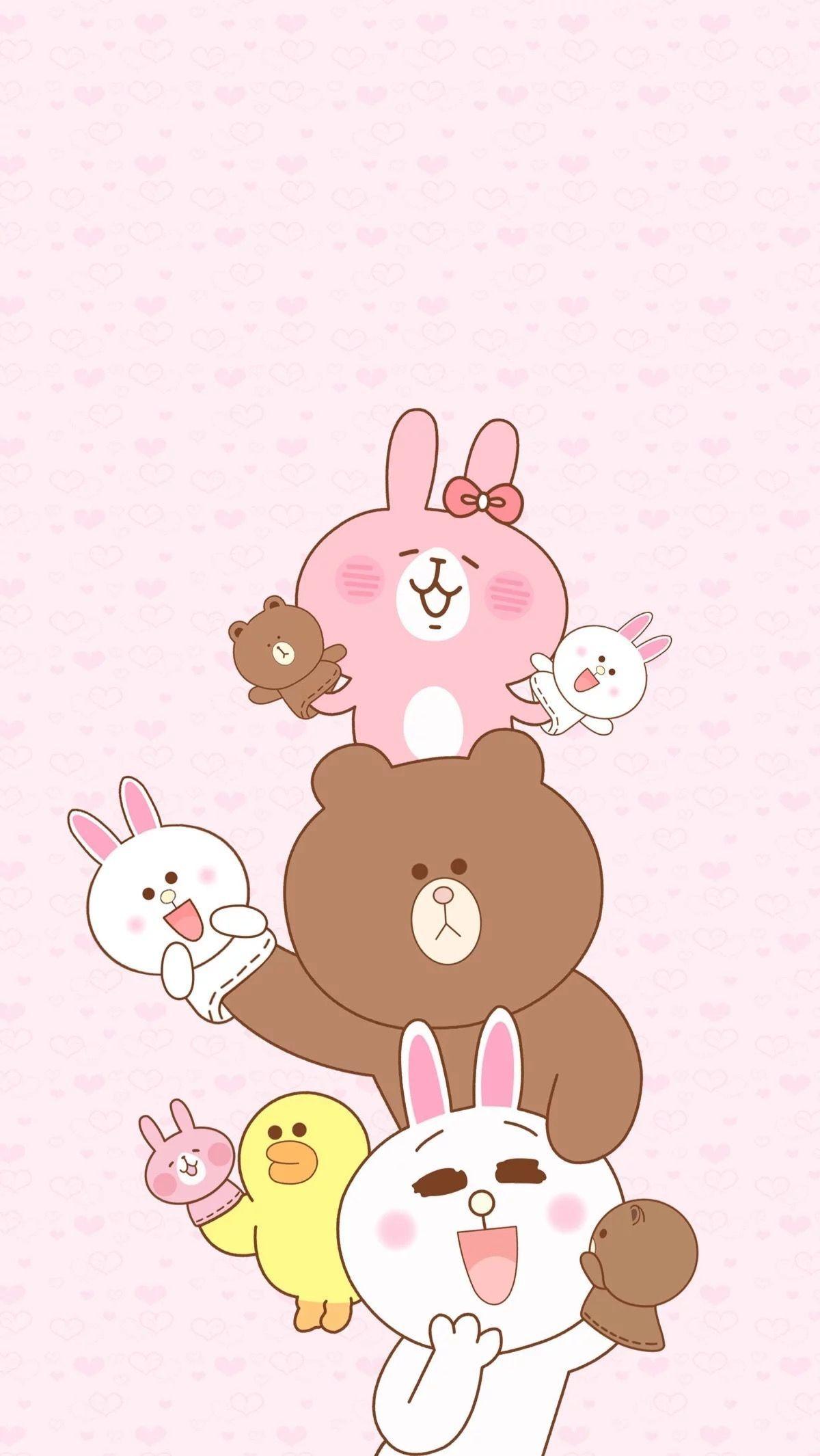 1200x2130 Kawaii Bunny Wallpaper