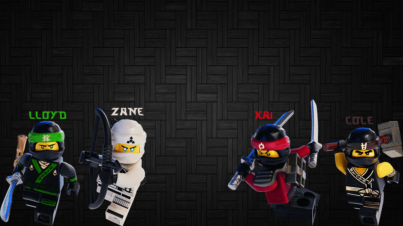 1366x768 I made this almost a year ago but I didn't post it, so her ya go a simple ninjago desktop wallpaper hope you like it :D