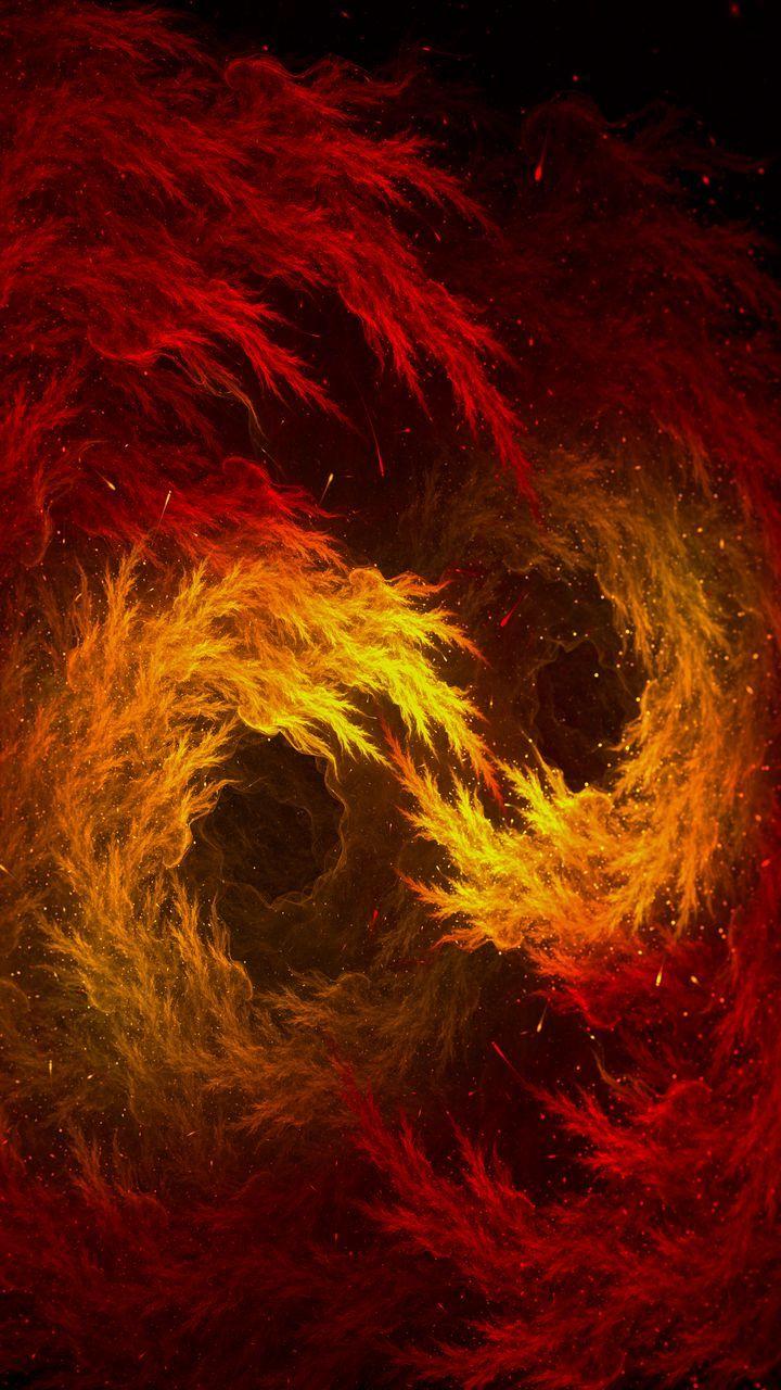 720x1280 Download wallpaper 720x1280 fractal, patterns, fiery, red samsung galaxy mini s s neo, alpha, sony xperia compact z z z asus zenfone HD background